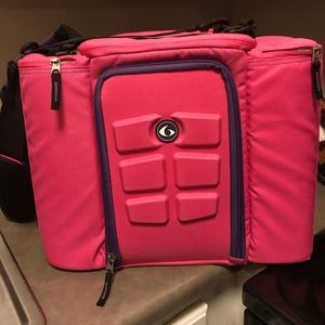 HUGE PINK Six Pack Meal Prep Cooler Bag